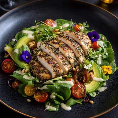 Ensalada fitness de pollo